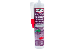 Клей "Ecolux" ЖГ Суперсильный (прозрачный) 290 мл (100 кг/м²) (в коробке 20 шт.)